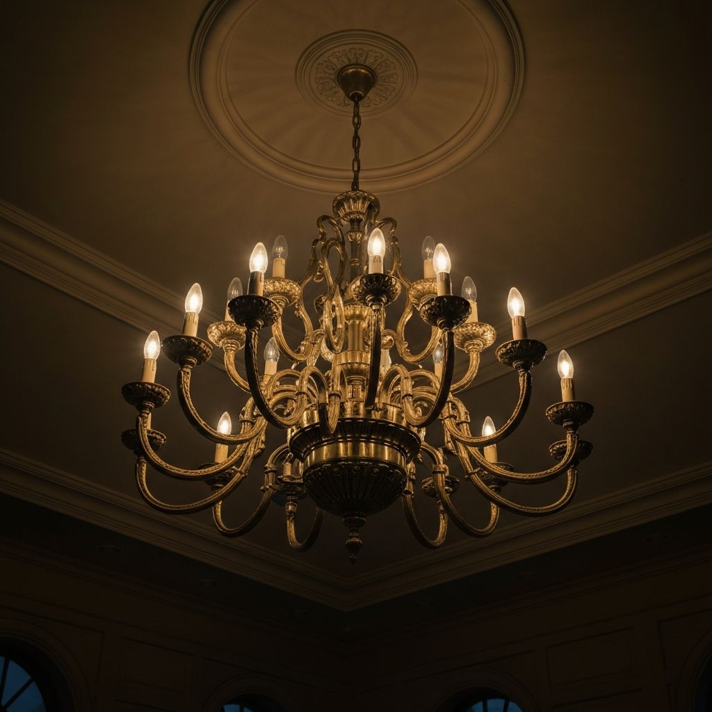 Антикварна люстра